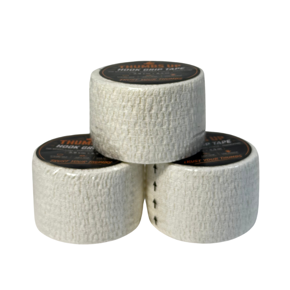 Thumbs Up Hook Grip Tape White 3-Pack (38.33/st)