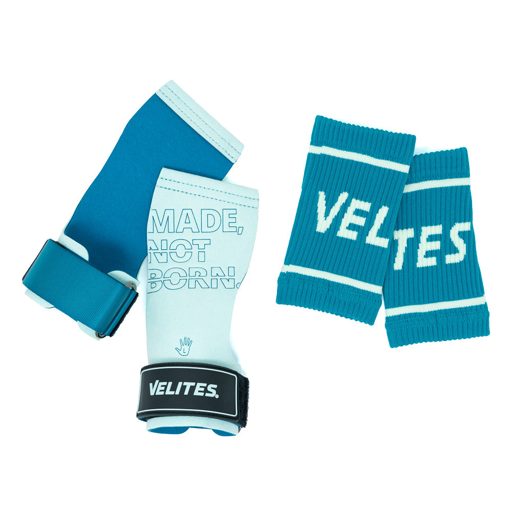 Velites Quad Pro Hand Grips Lt Blue Kit