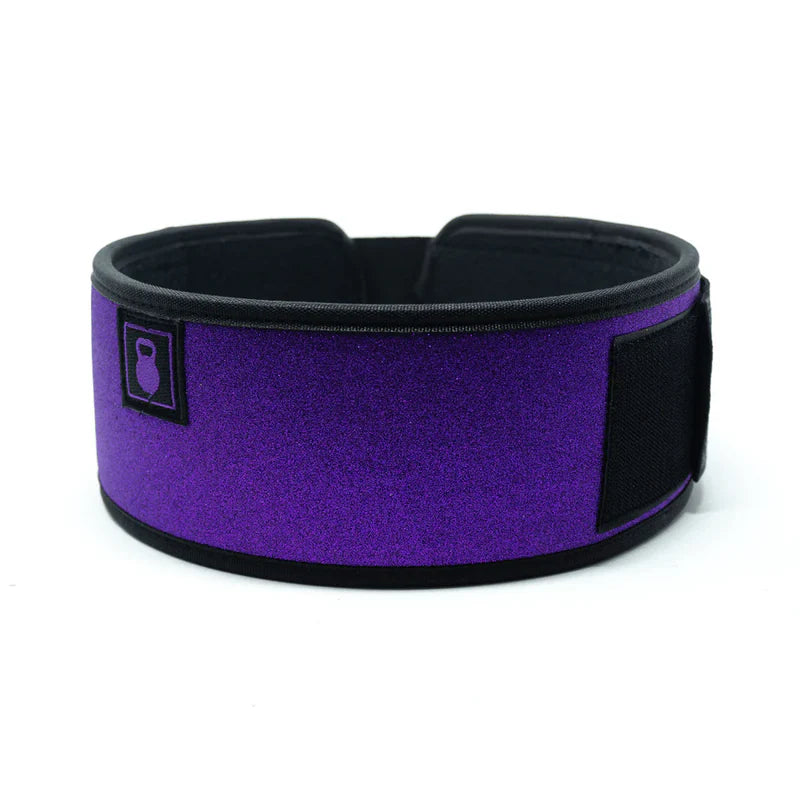 2Pood Weightlifting Belt straight Purple Pulse 4