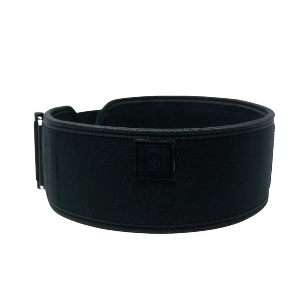 2Pood Weightlifting Belt straight Snake Eyes 4 Black