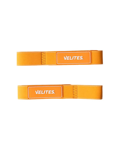 Velites Weightlifting Starps - Orange/White
